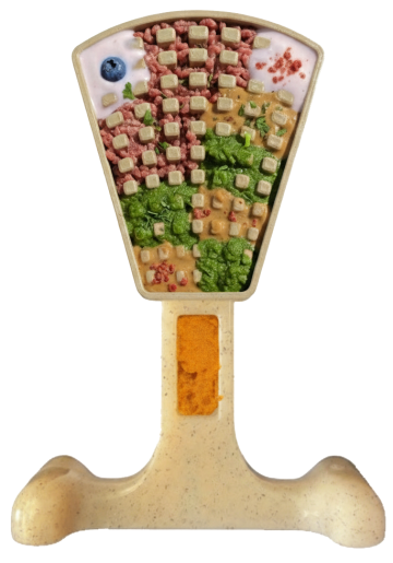 Attached are two images of a nylon chew toy for do1080x