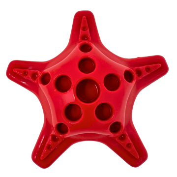 Sodapup nylon starfish red dog toy power chewing